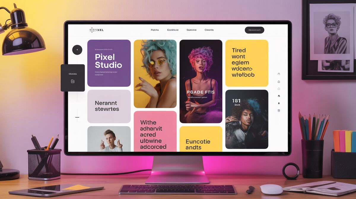 Pixel Studio – Creative Agency Website Design