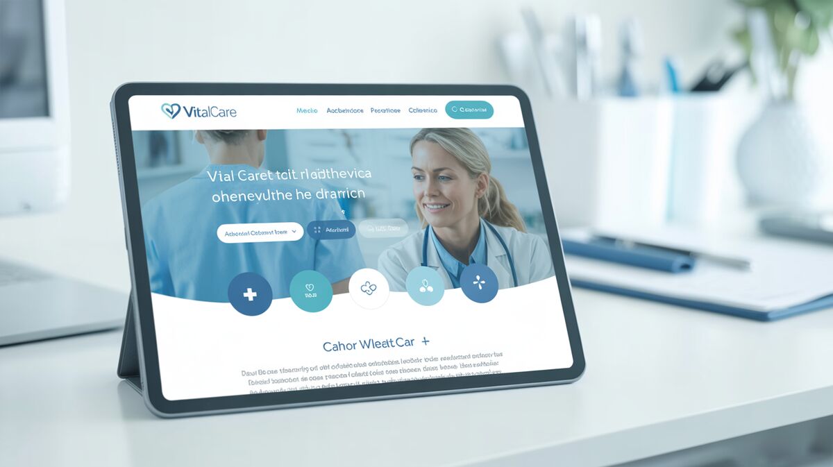 VitalCare – Gesundheit Website Design
