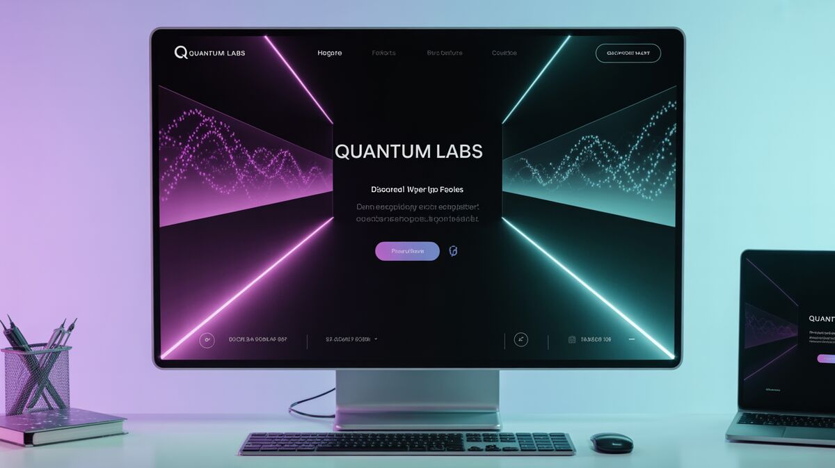 Quantum Labs – Tech Startup Website Design