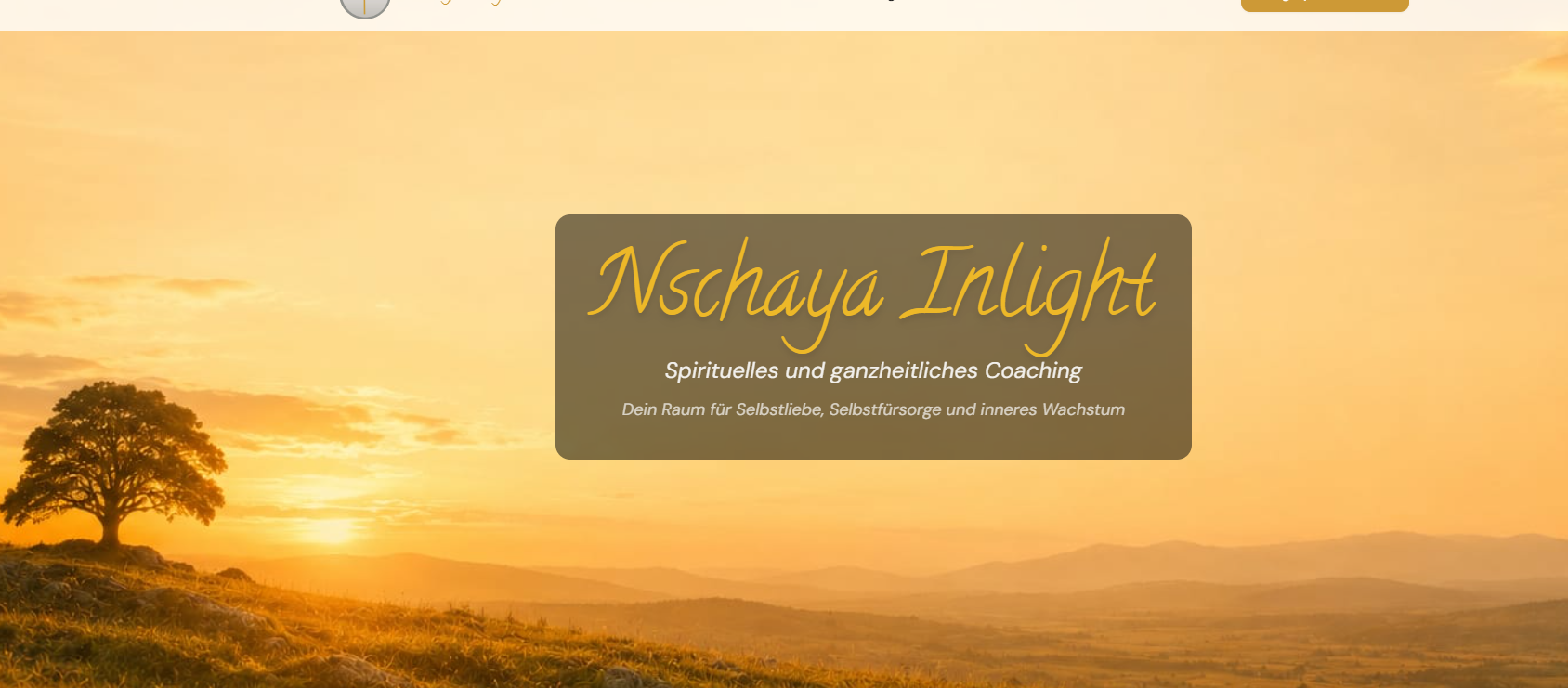 Nschaya Inlight – Coaching & Selbstliebe Website Design